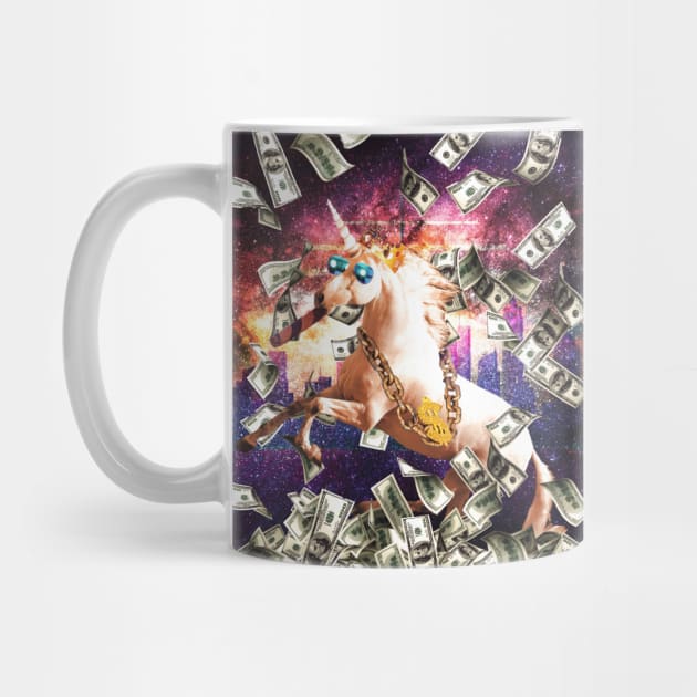 Bling Money Unicorn Thug by Random Galaxy